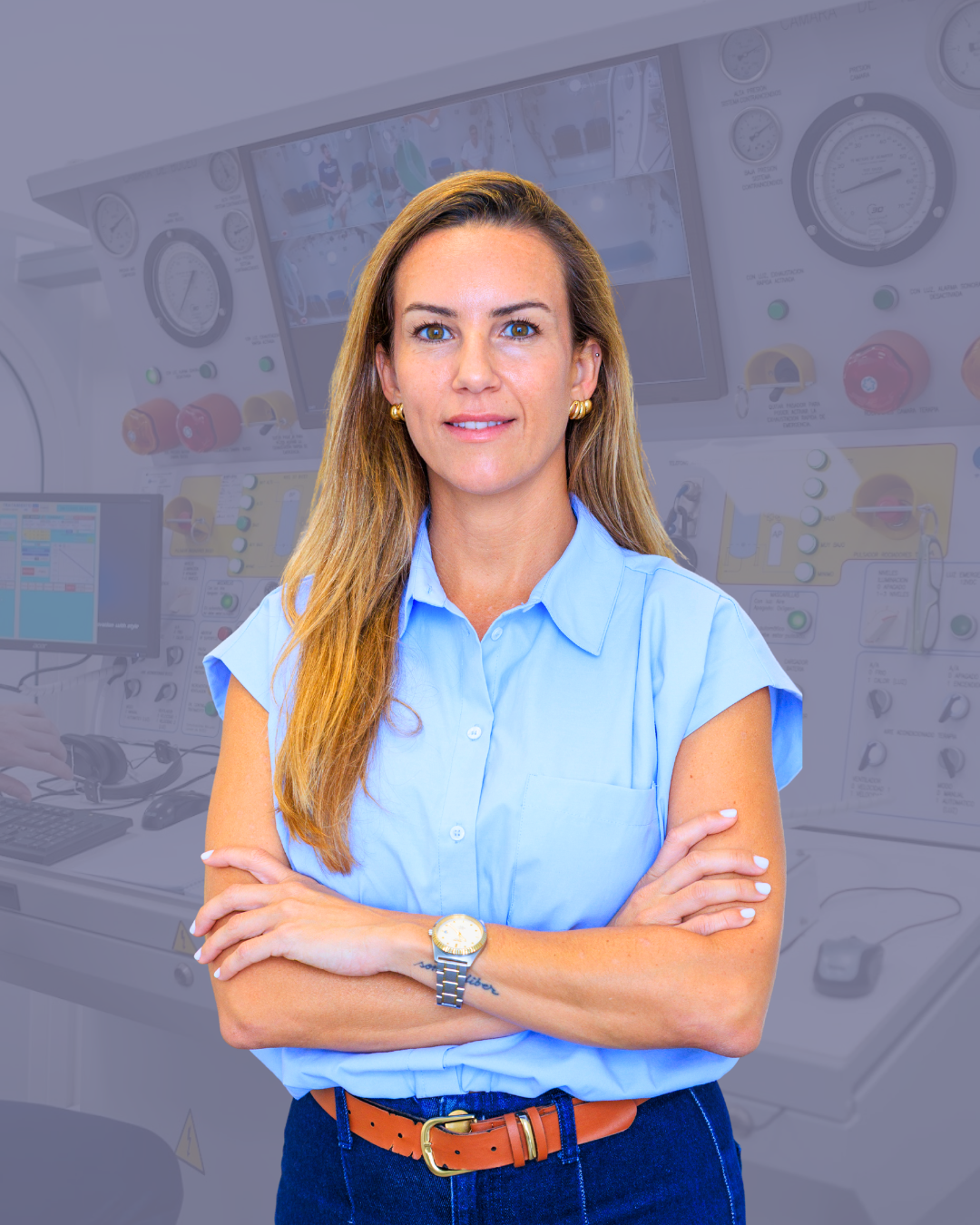 Eva Navarro, Responsable / Dirección del Centro en Hiperbáricas Canarias
