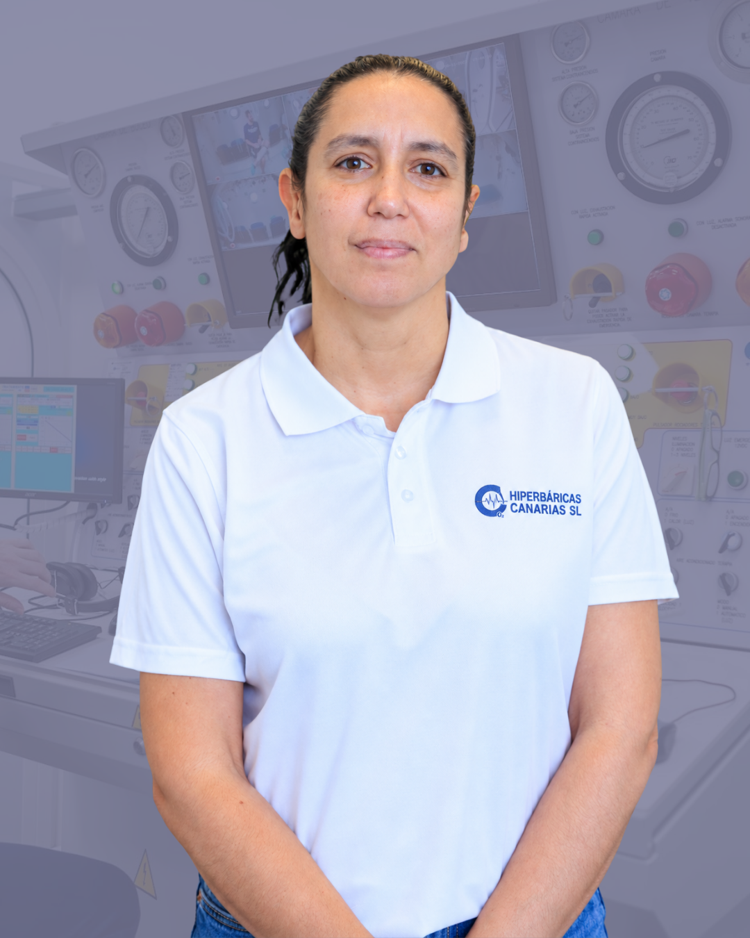 Ivalia Deniz, Recepción en Hiperbáricas Canarias